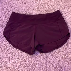 Lululemon Maroon Speed ups size 2!!!